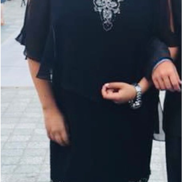 Jkara Black Beaded Dress - Picture 5 of 5